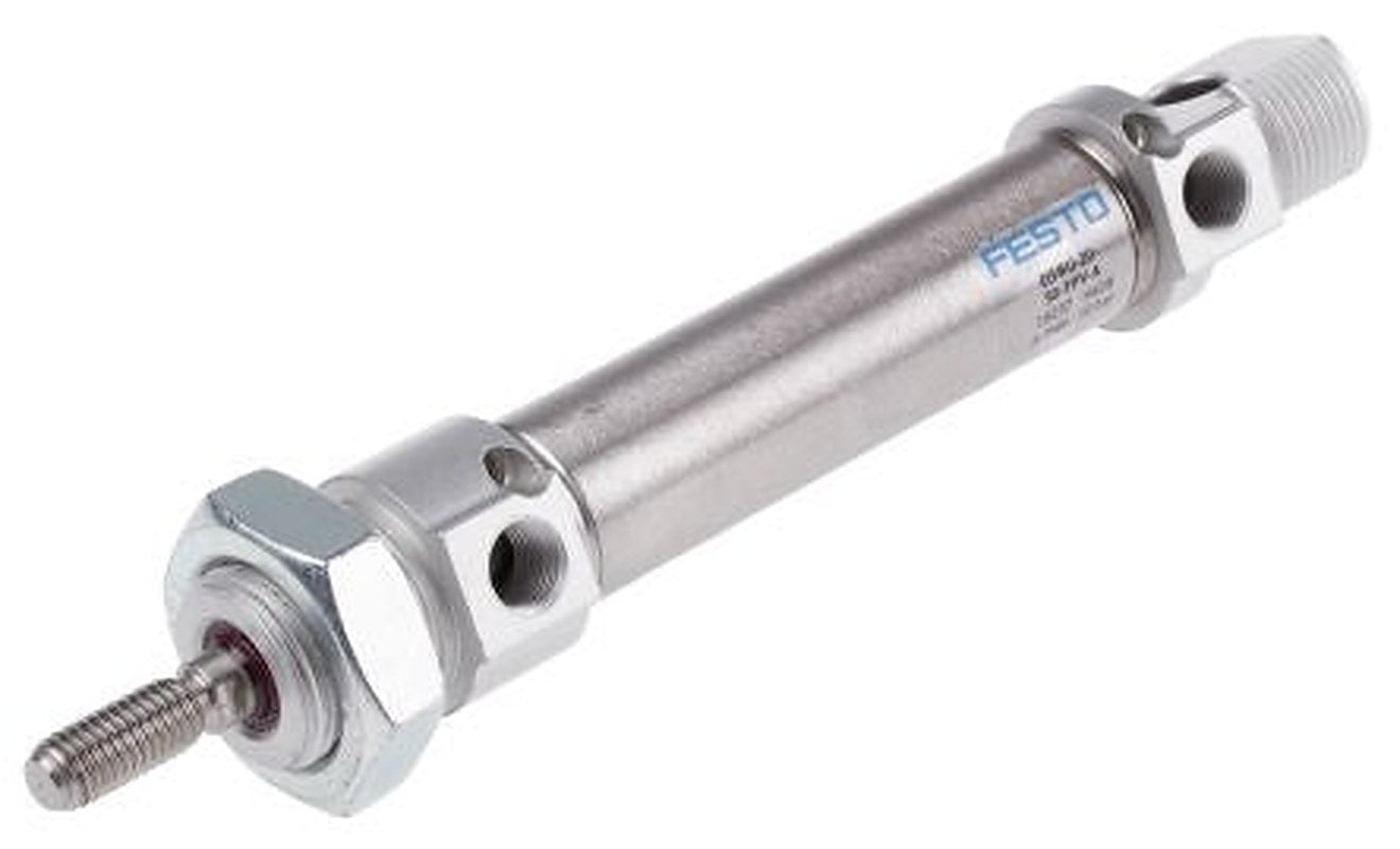 Festo Pneumatic Cylinder - 19237 DSNU Series, Double Acting Acting