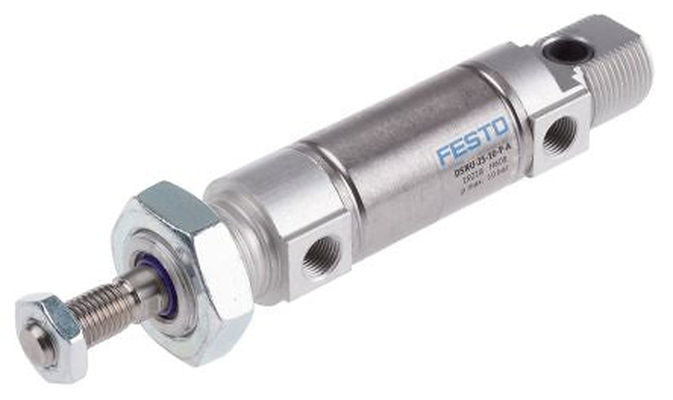 Festo 500 mm Pneumatic Cylinder - 19218 DSNU Series, Double Acting Acting
