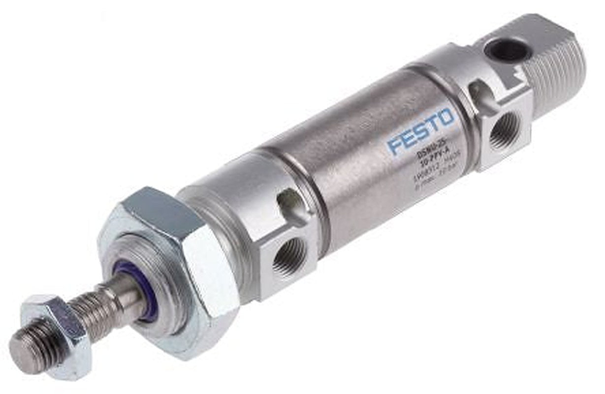 Festo 500 mm Pneumatic Cylinder - 1908312 DSNU Series, Double Acting Acting
