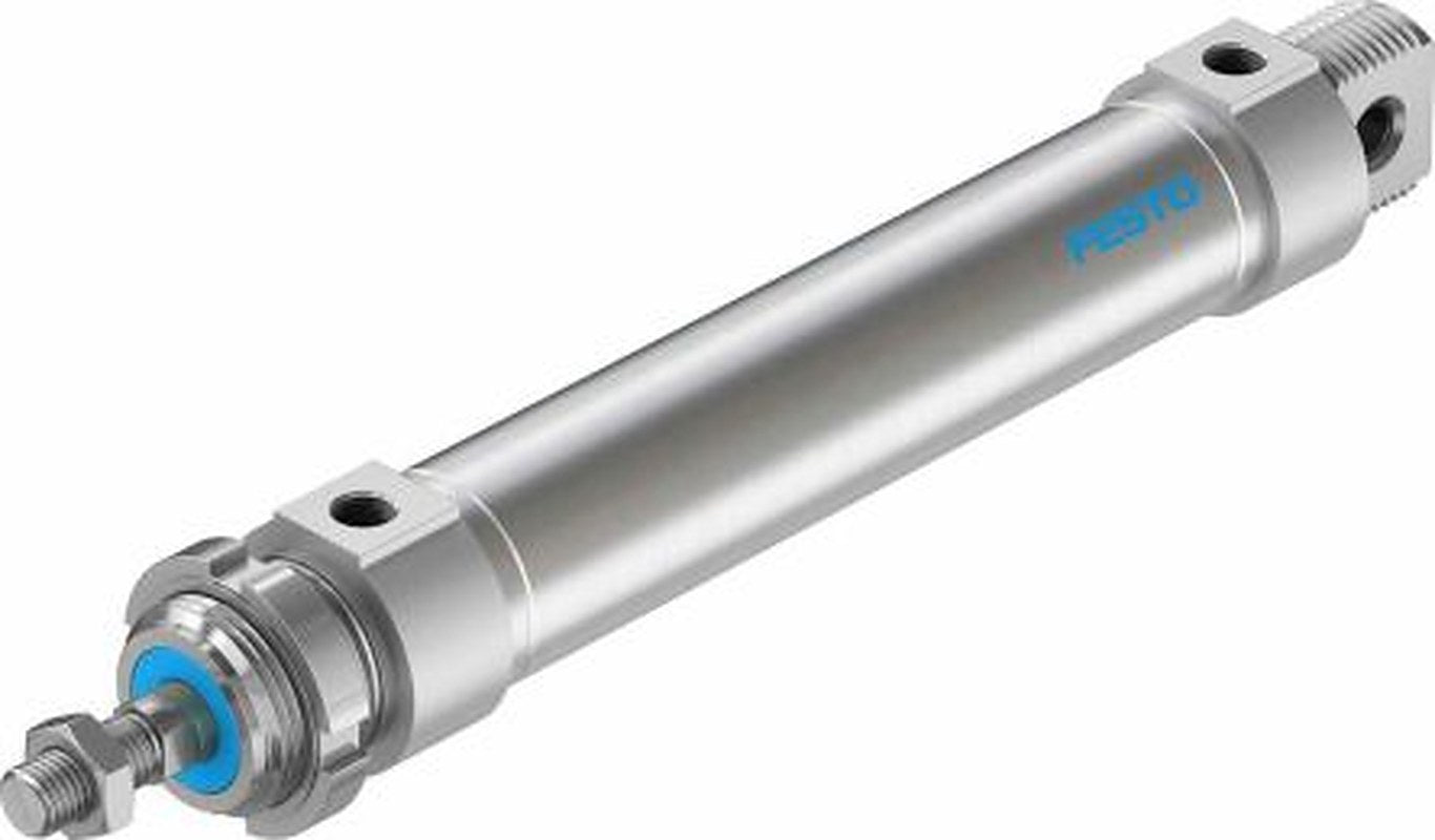 Festo 125 mm Pneumatic Roundline Cylinder - 196025 DSNU Series, Double Acting Acting