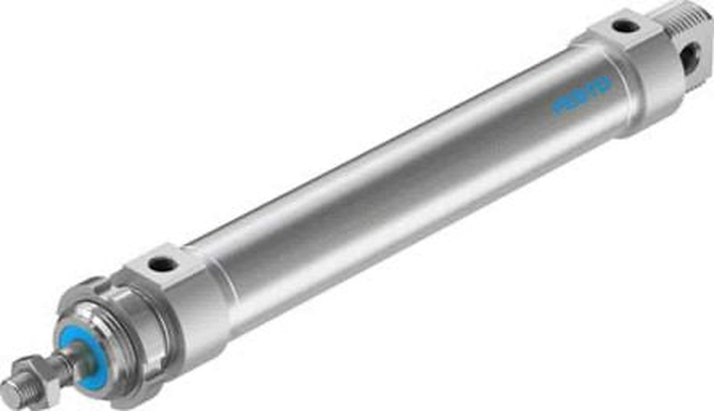Festo 160 mm Pneumatic Piston Rod Cylinder - 196026 DSNU Series, Double Acting Acting