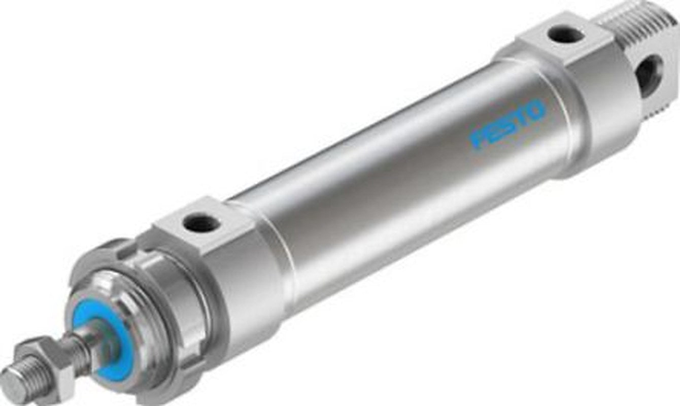 Festo 80 mm Pneumatic Roundline Cylinder - 195983 DSNU Series, Double Acting Acting
