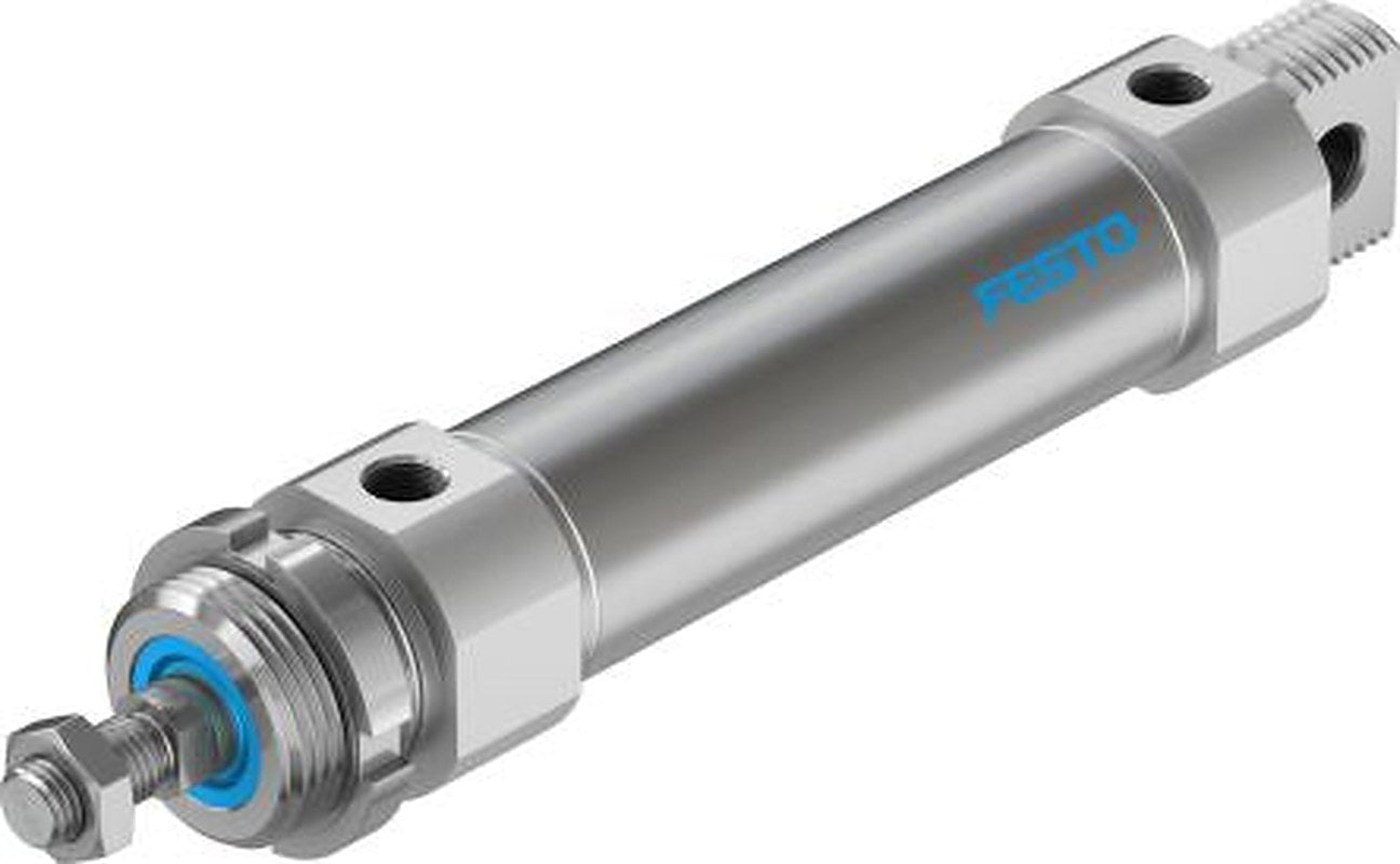 Festo 100 mm Pneumatic Roundline Cylinder - 195994 DSNU Series, Double Acting Acting