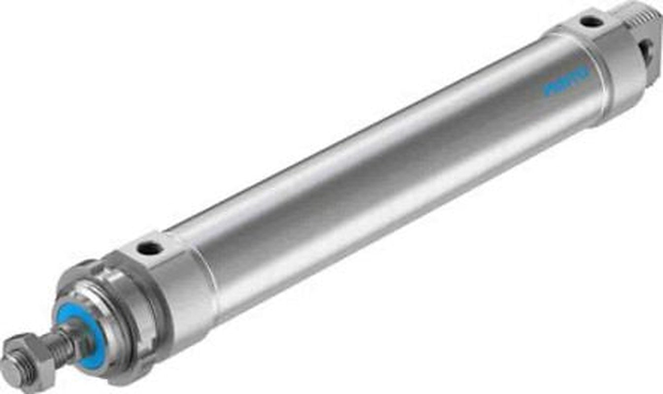 Festo 250 mm Pneumatic Piston Rod Cylinder - 196008 DSNU-50-250-P-A Series, Double Acting Acting