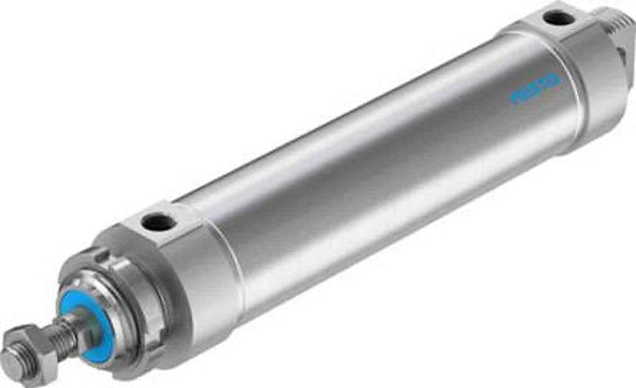 Festo 200 mm Pneumatic Piston Rod Cylinder - 196017 DSNU Series, Double Acting Acting
