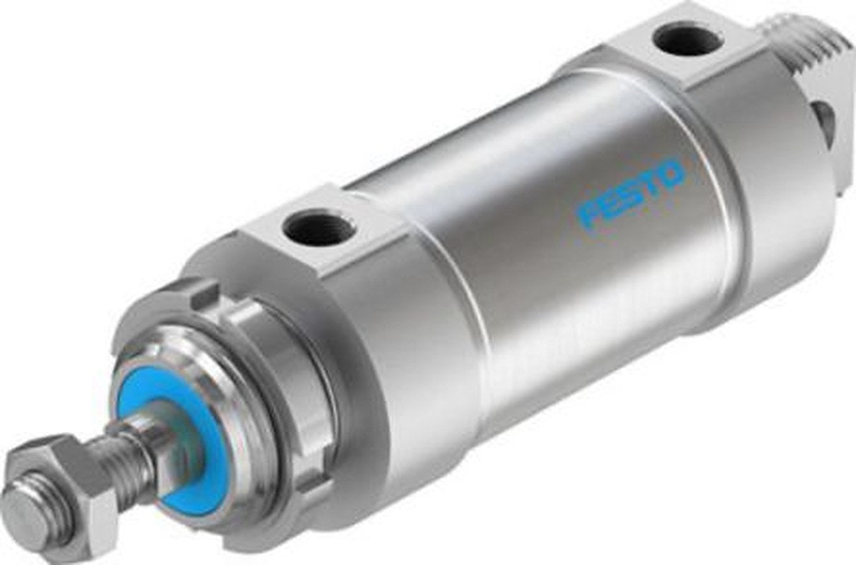 Festo 50 mm Pneumatic Roundline Cylinder - 196012 DSNU-63-50-P-A Series, Double Acting Acting