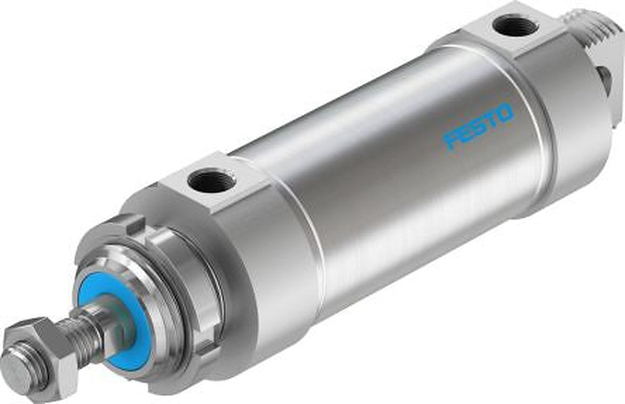 Festo 80 mm Pneumatic Roundline Cylinder - 196053 DSNU-63-80-PPV-A Series, Double Acting Acting