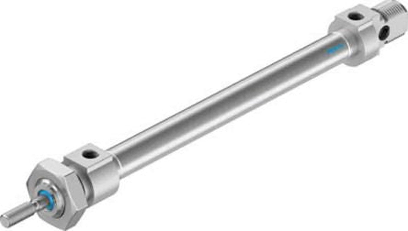 Festo 80 mm Pneumatic Piston Rod Cylinder - 19181 DSNU-8-80-P-A Series, Double Acting Acting