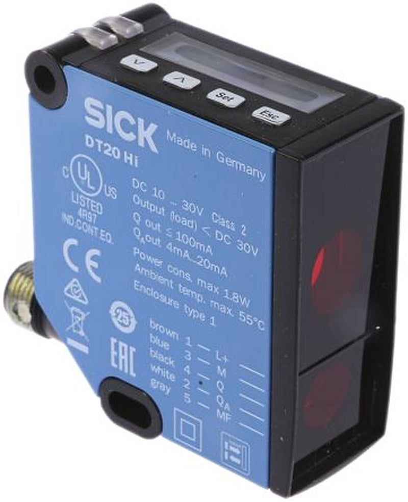 SICK Background Suppression Distance Sensor, Block Sensor