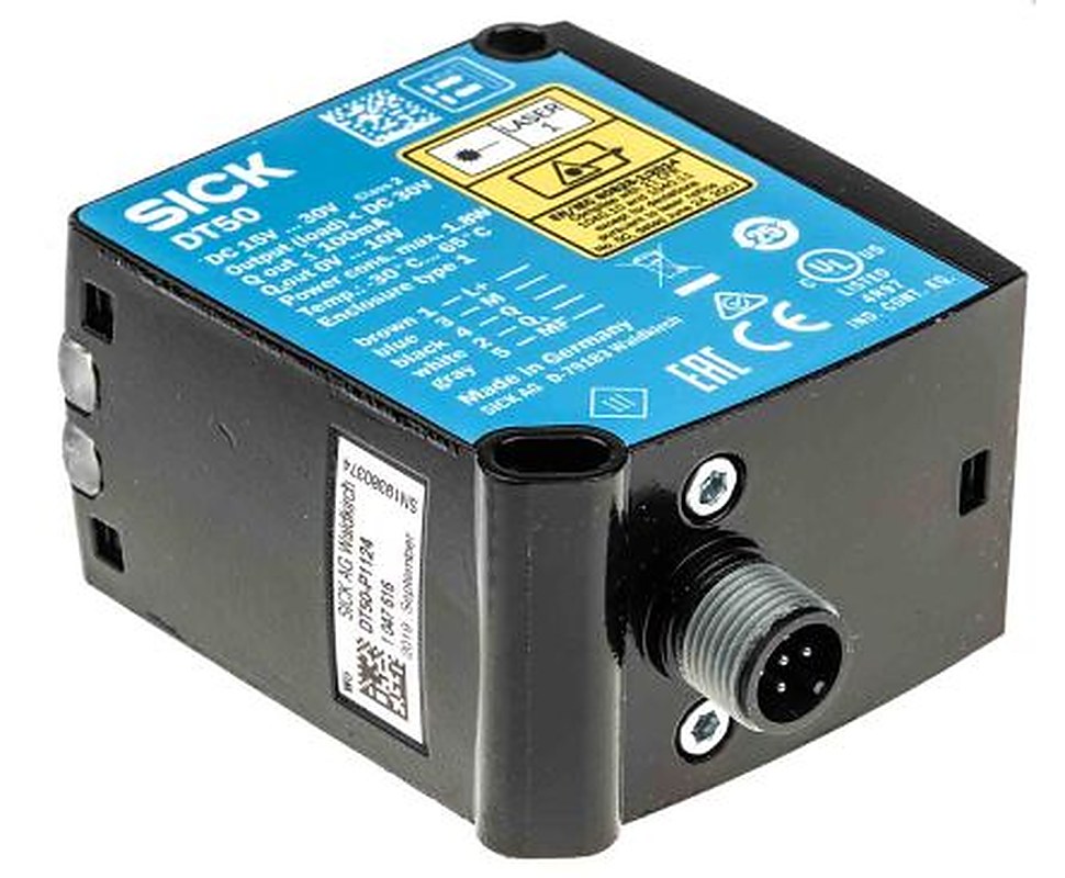SICK Background Suppression Distance Sensor, Block Sensor