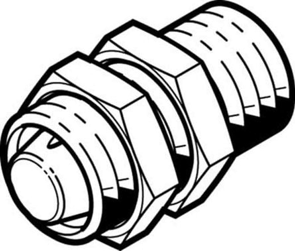 Festo Shock Absorber, DYEF-S-M16-Y1, 1.3 mm Body Length, 1.3 mm Body Length, M16 Thread Size