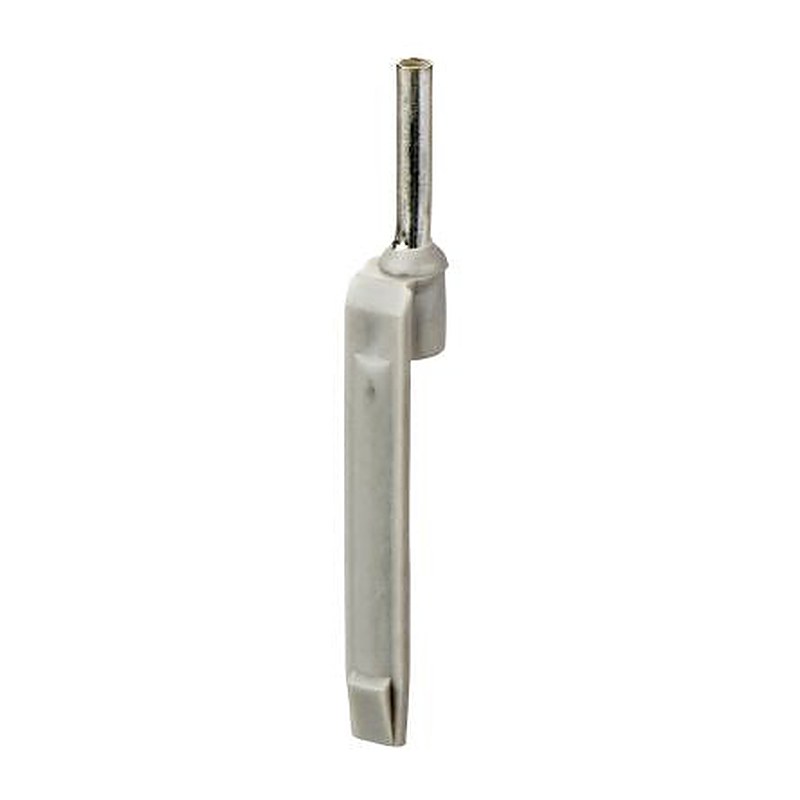 Schneider Electric, DZ5 Insulated Cable End, 8 mm Pin Length, 1.5 mm Pin Diameter, Grey from 20 AWG to 20 AWG Wire Size