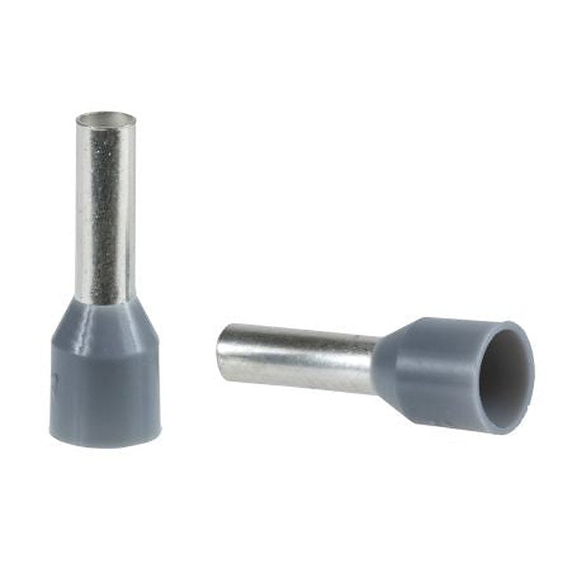 Schneider Electric, Linergy Insulated Cable End, 10 mm Pin Length, 3.2 mm Pin Diameter, Grey from 12 AWG to 12 AWG Wire