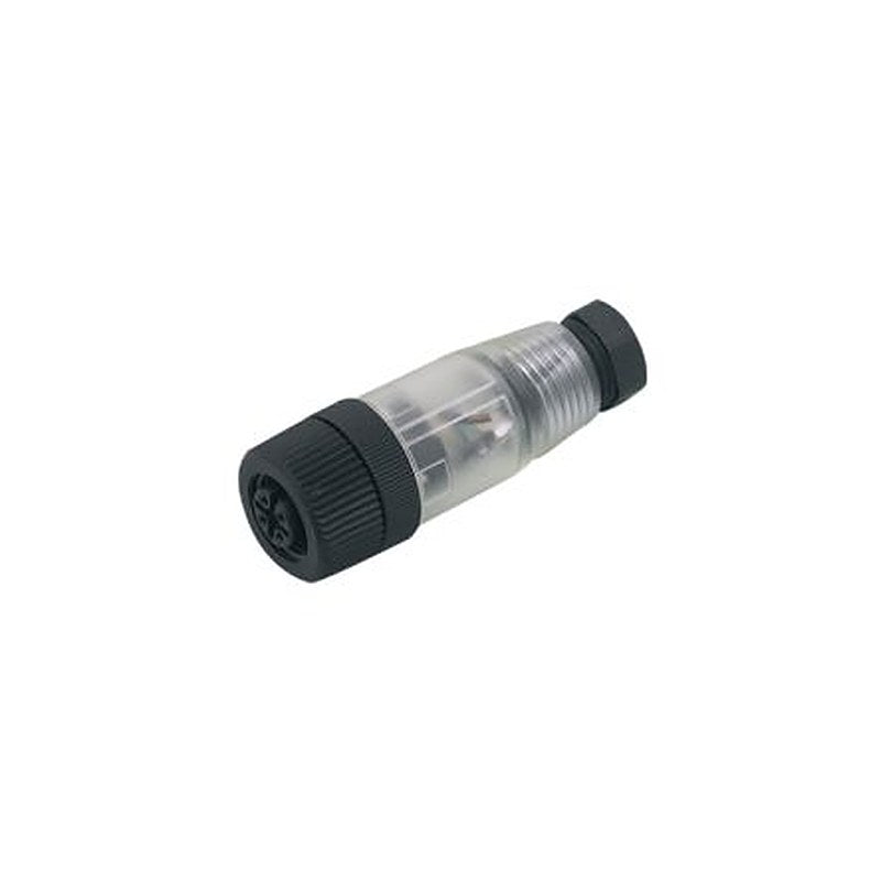 ifm electronic Circular Connector, 1 Contacts, Cable, M12 Connector, Socket, Female, IP67, E101 Series