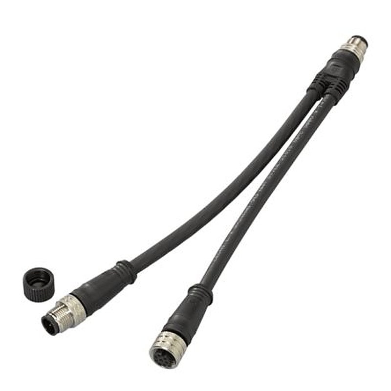 ifm electronic Female 1 way Straight to Male 2 way Straight Actuator/Sensor Cable, 150 mm