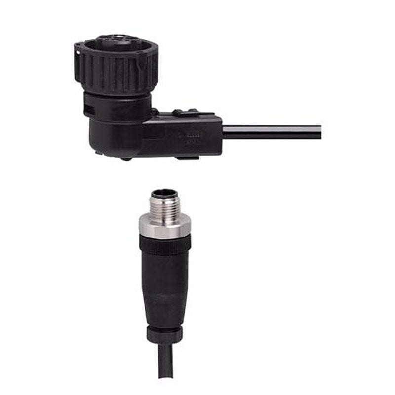 ifm electronic Male 1 way Straight to Female 1 way Bayonet Actuator/Sensor Cable, 2 m