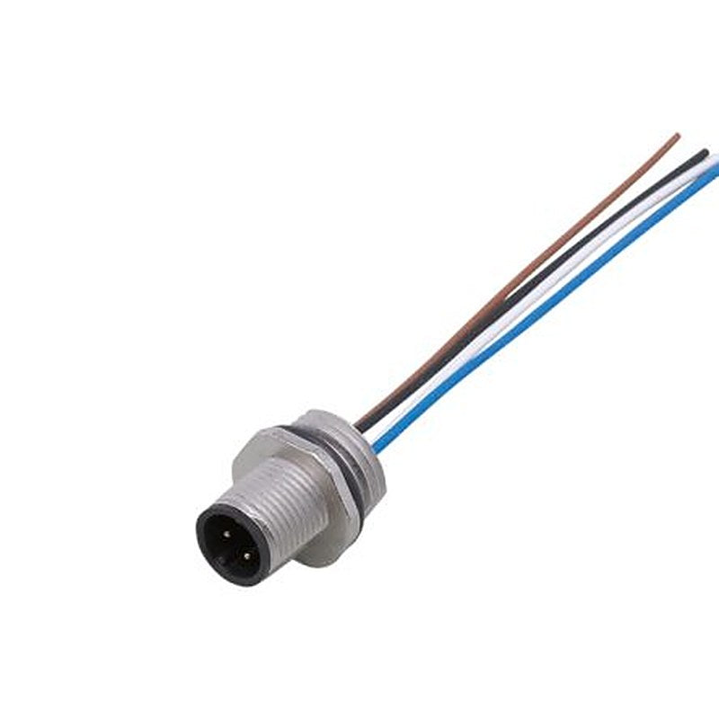 ifm electronic Circular Connector, 1 Contacts, Screw, M12 Connector, Plug, Male, IP68, E115 Series