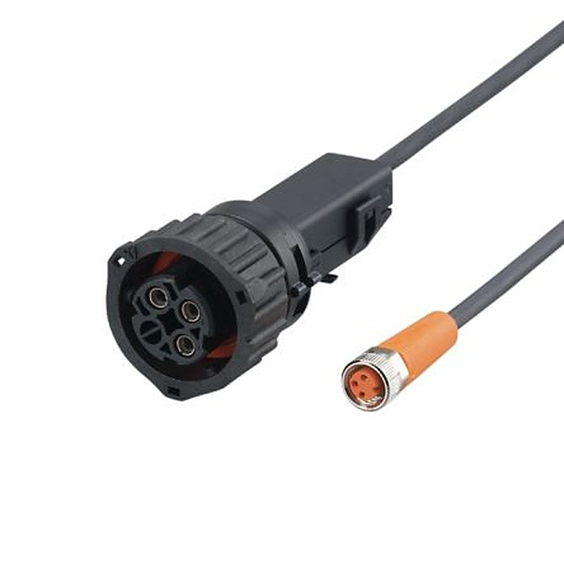 ifm electronic Female 1 way Straight to Female 1 way Straight Actuator/Sensor Cable, 3.7 m