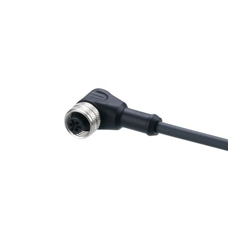 ifm electronic Female 1 way Right Angle to Unterminated Sensor Actuator Cable, 10 m