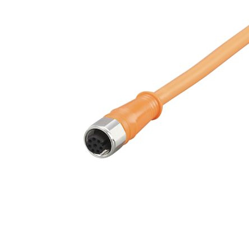 ifm electronic Female 1 way Straight to Unterminated Actuator/Sensor Cable, 25 m