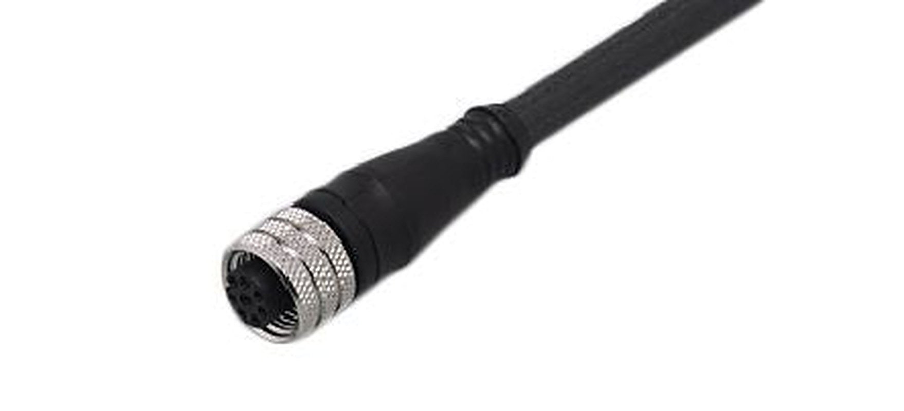 ifm electronic Female 8 way M12 to 8 way Unterminated Sensor Actuator Cable, 2 m
