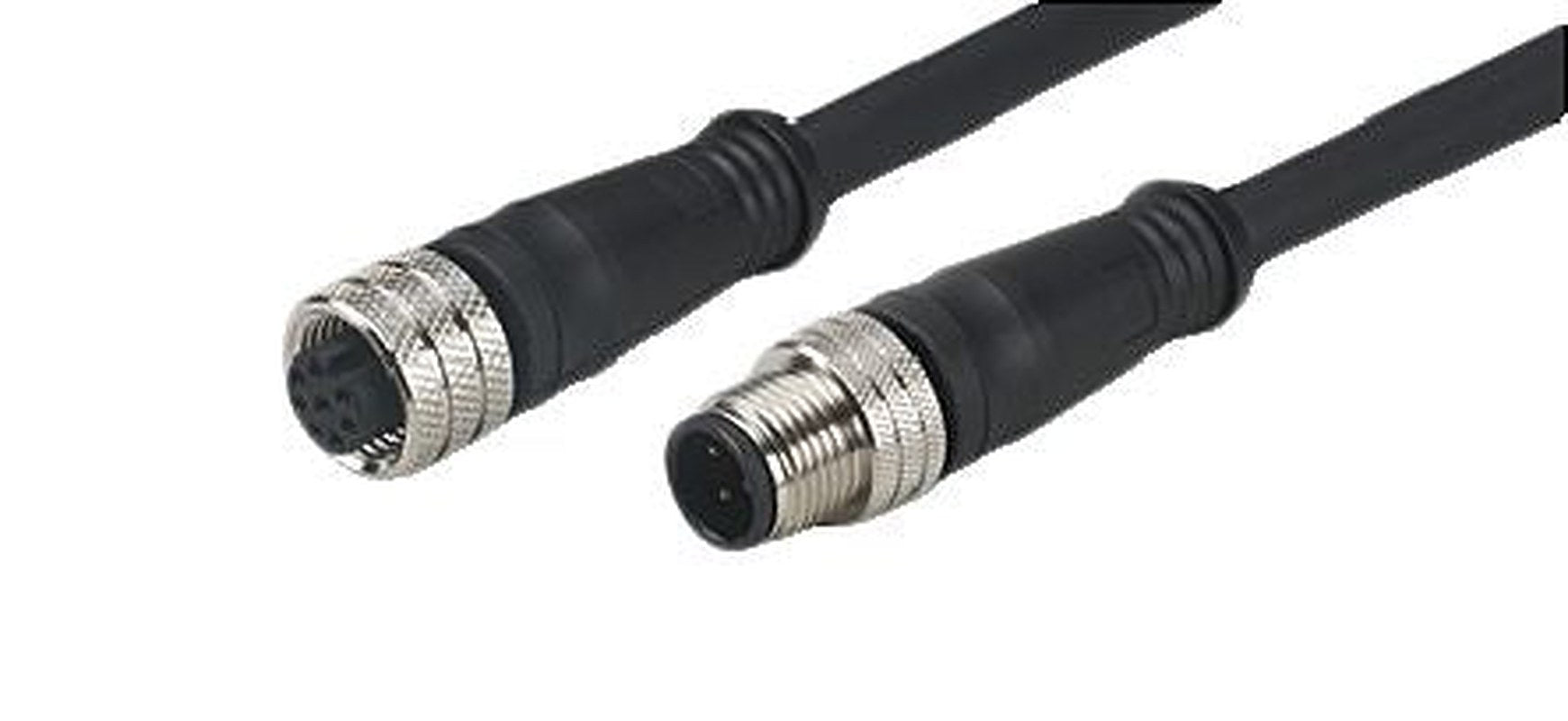 ifm electronic Female 3 way M12 to Male 4 way M12 Sensor Actuator Cable, 300 mm