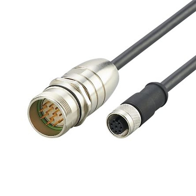 ifm electronic Male 1 way Straight to Female 1 way Straight Actuator/Sensor Cable, 300 mm