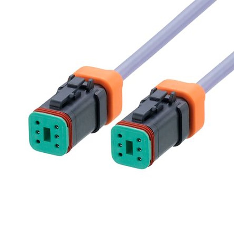 ifm electronic Female 2 way Straight to Unterminated Unterminated Actuator/Sensor Cable, 1 m