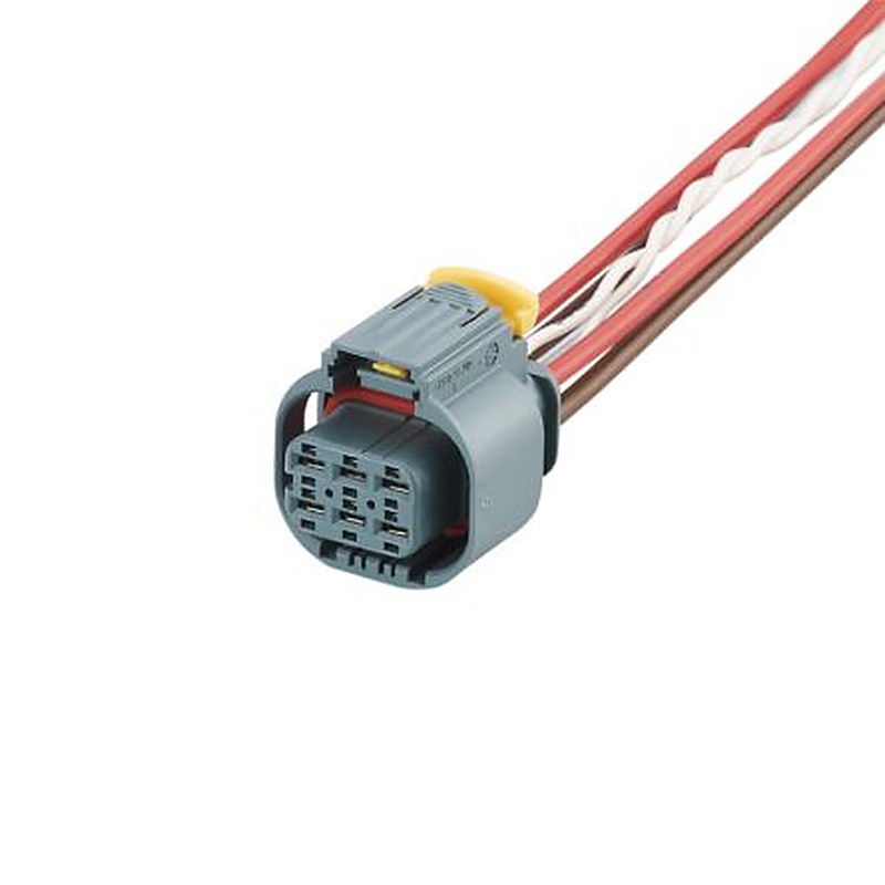 ifm electronic Female 1 way Straight to Unterminated Connector Cable, 2 m