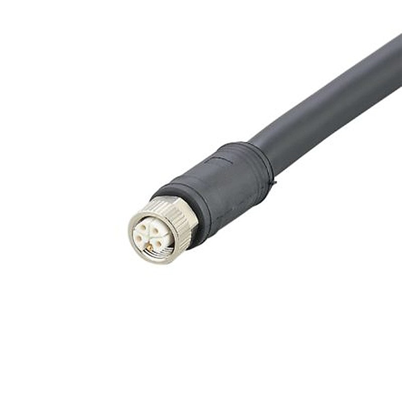 ifm electronic, 2 m 5 Core Power Cable, Black Polyurethane 90 °C