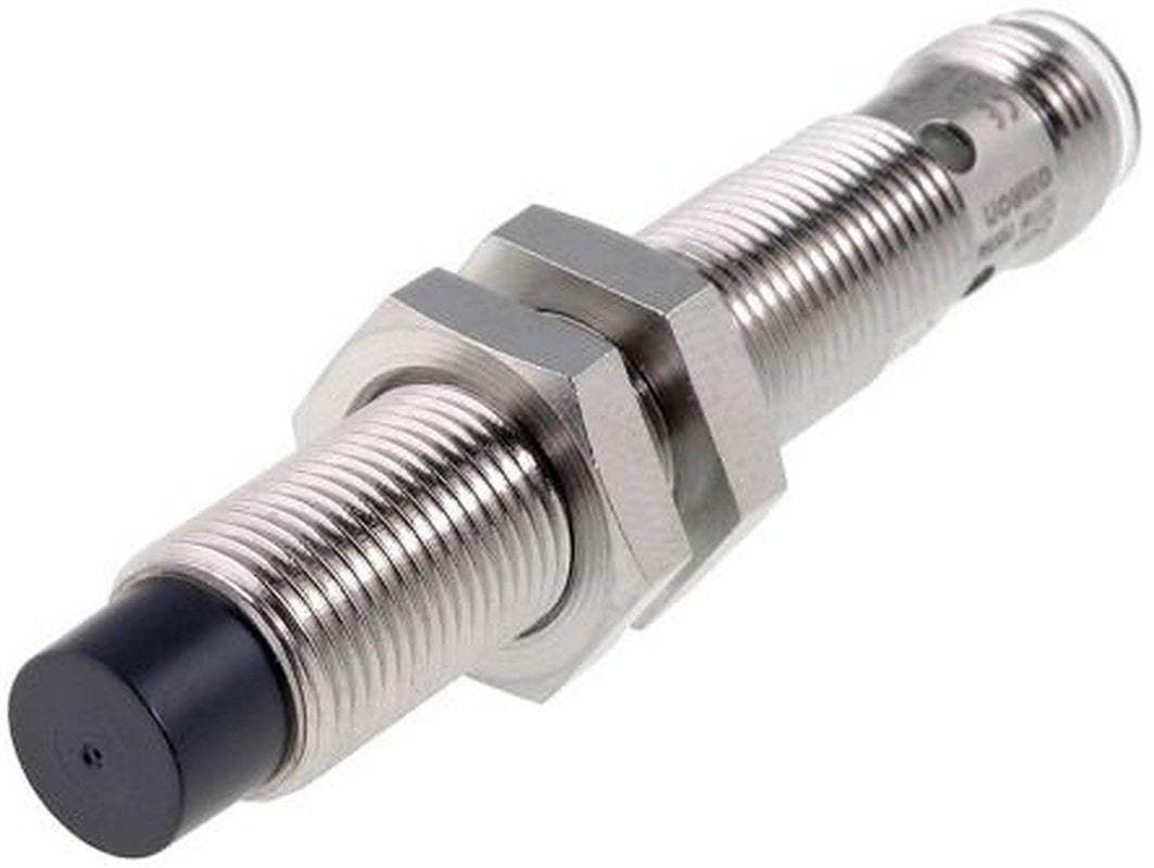 Omron E2A-M12LN05-M1-B1-TP Threaded Barrel Inductive Proximity Sensor, M12 PNP 24V 5 mm 24 V dc 200mA