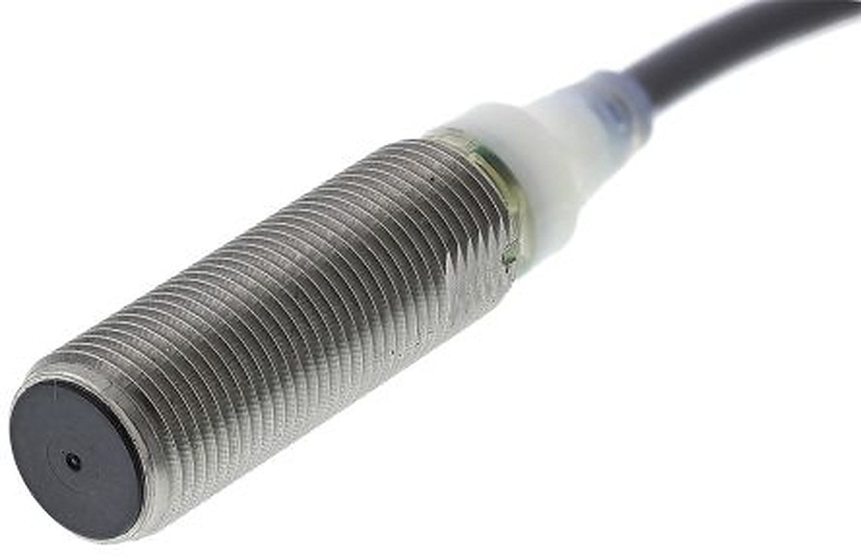 Omron E2AS12KS04WPC12M Threaded Barrel Inductive Proximity Sensor, M12 NPN E2A 32V 30 mm 240 V ac 32 V dc 200mA