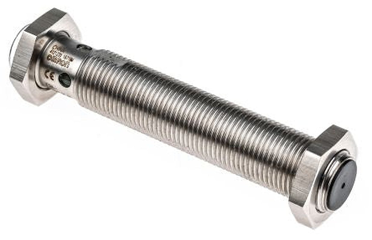 Omron E2AS12LS04M1B1 Threaded Barrel Inductive Proximity Sensor, M12 PNP E2A 32V 30 mm 240 V ac 32 V dc 200mA