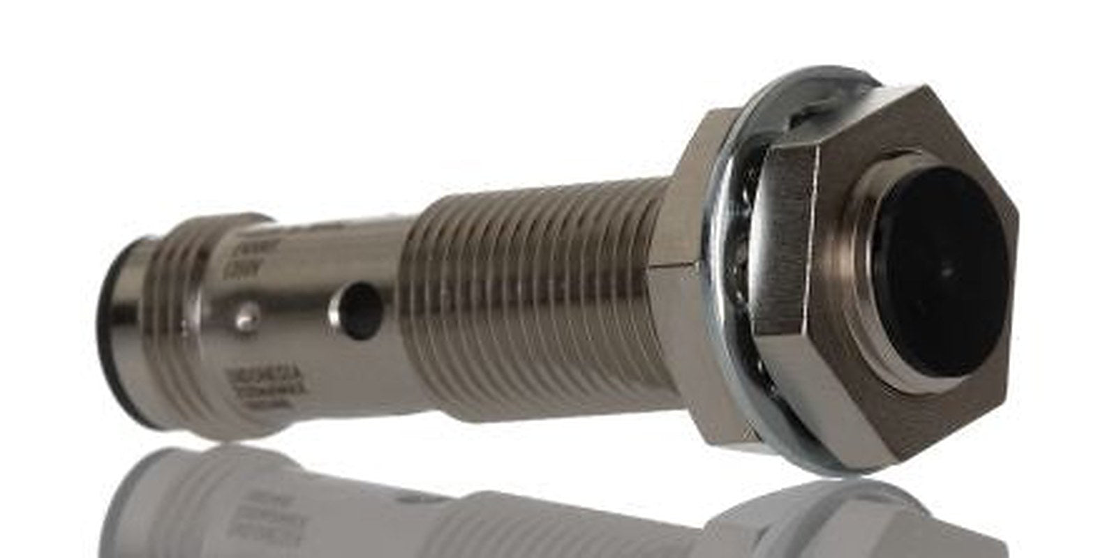 Omron E2B-M12KS04-M1-B1 Threaded Barrel Inductive Proximity Sensor, M12 PNP E2B 24V dc 4 mm 30 V dc 200mA