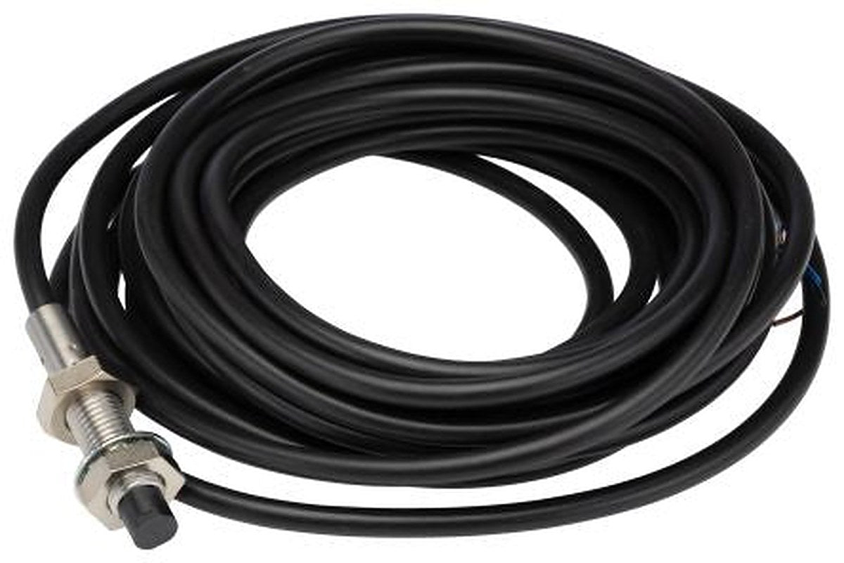 Omron E2B-S08KN04-WP-B2 5M Threaded Barrel Inductive Proximity Sensor, M8 PNP E2B 32V 30 mm 1000 V ac 30 V dc 200mA