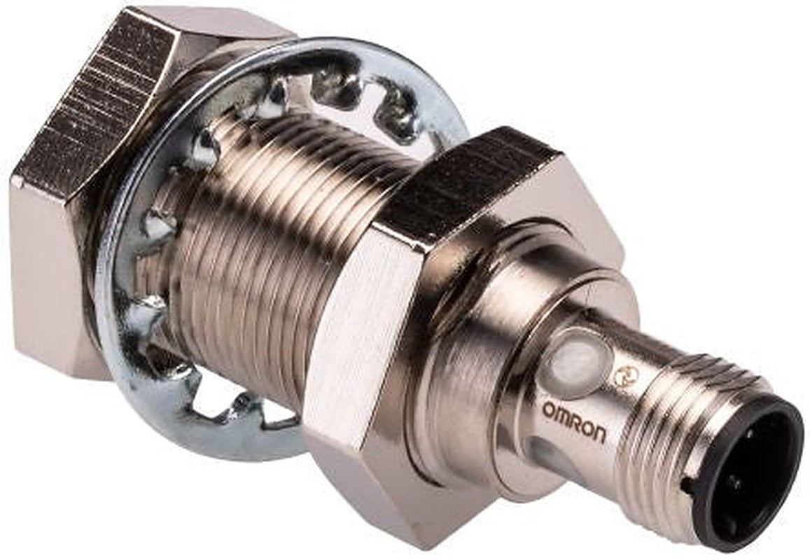 Omron E2E-X12B1T18-M1 Threaded Barrel Inductive Proximity Sensor, M18 PNP E2E-NEXT 30V 12 mm 30 V dc 16mA