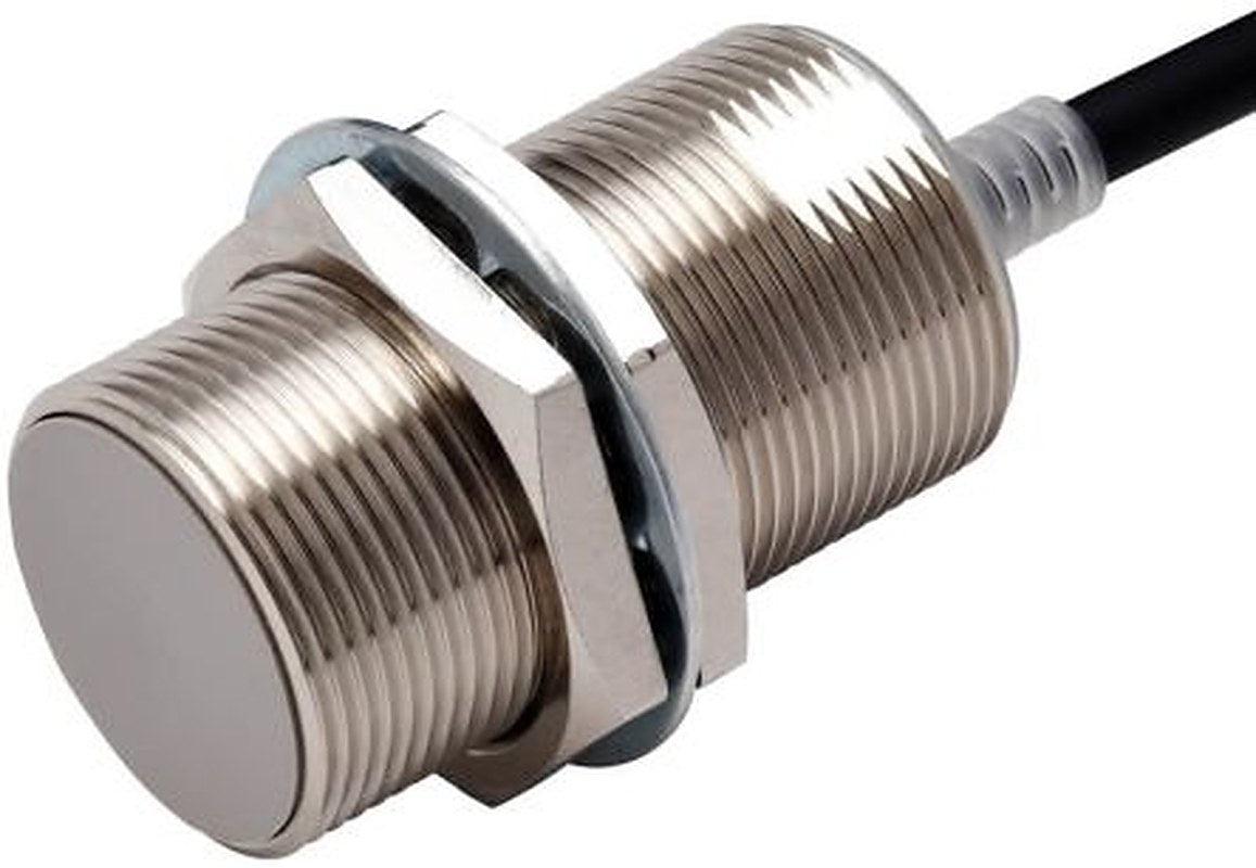 Omron E2E-X15B1TL30 2M Threaded Barrel Inductive Proximity Sensor, M30 PNP E2E 30V dc 15 mm 30 V dc 100mA, 3 mA