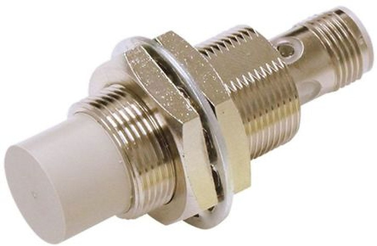 Omron E2E-X16MC218-M1 Threaded Barrel Inductive Proximity Sensor, M18 NPN E2E 30V dc 16 mm 30 V dc 200mA