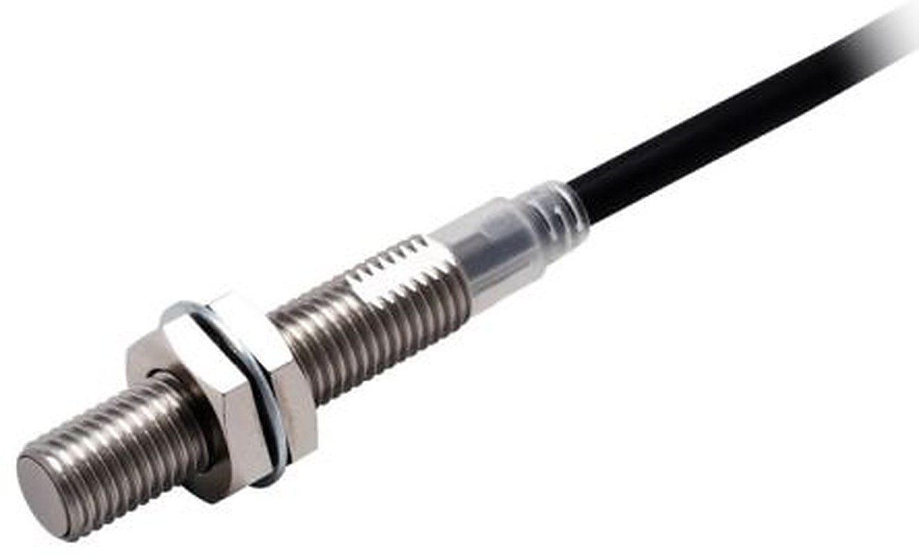 Omron E2E-X2B1TL8 2M Threaded Barrel Inductive Proximity Sensor, M8 PNP E2E 30V dc 2 mm 30 V dc 200mA