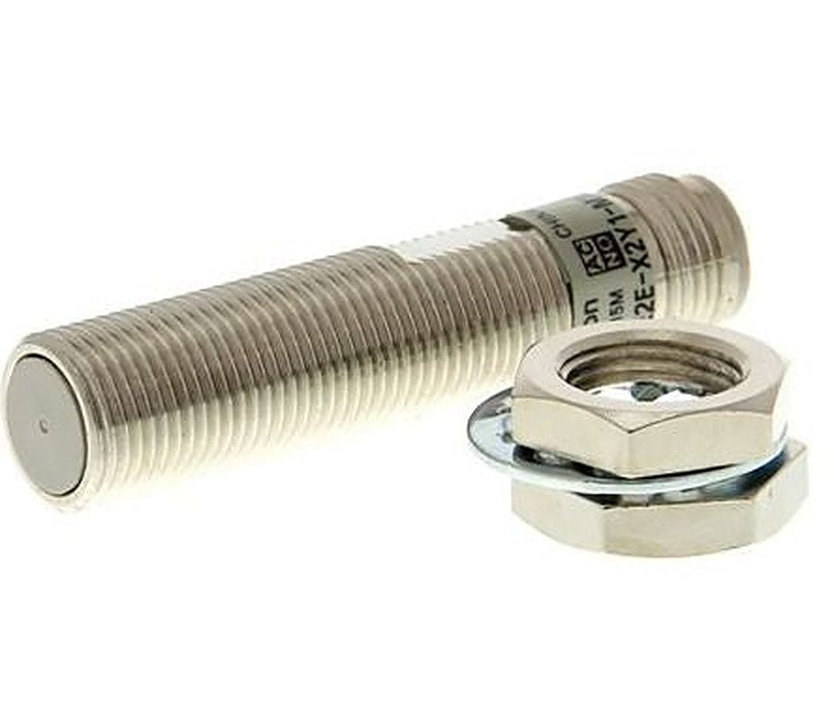 Omron E2E-X2Y1-M1 Threaded Barrel Inductive Proximity Sensor, M12 2-Wire E2E 30V 20 mm 264 V ac 30 V dc 300mA