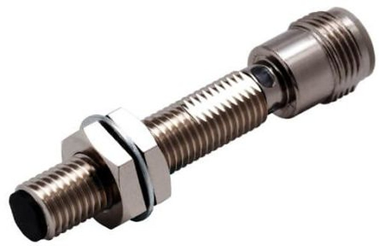 Omron E2E-X3B1TL8-M1 Threaded Barrel Inductive Proximity Sensor, M8 IO-Link 30V dc 3 mm 100mA