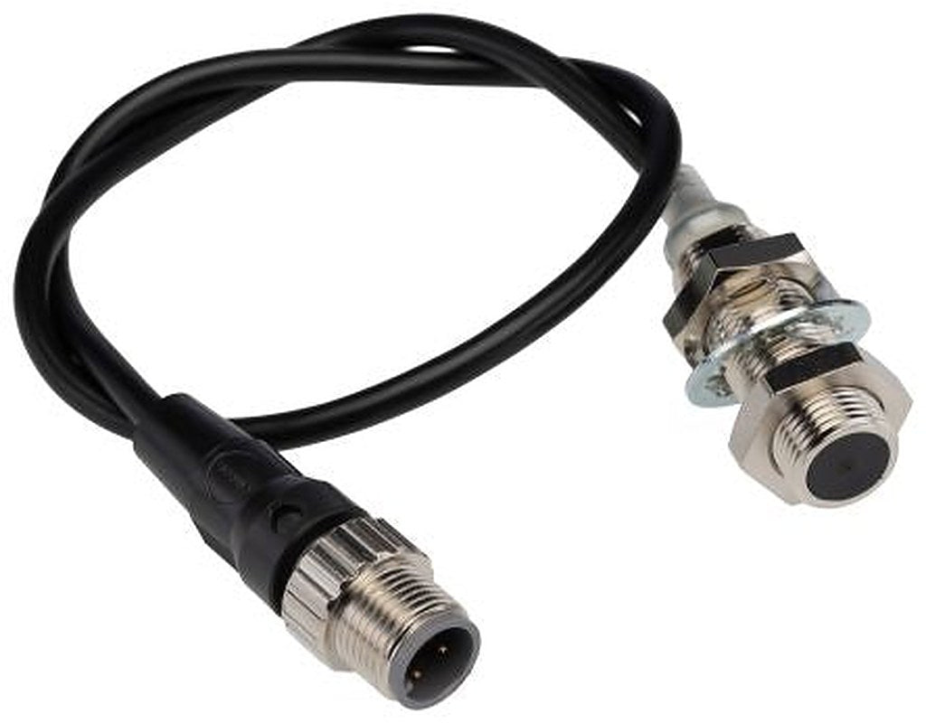 Omron E2E-X3D1-M1GJ 0.3M Threaded Barrel Inductive Proximity Sensor, M12 2-Wire E2E 24V dc 3 mm 30 V dc 100mA