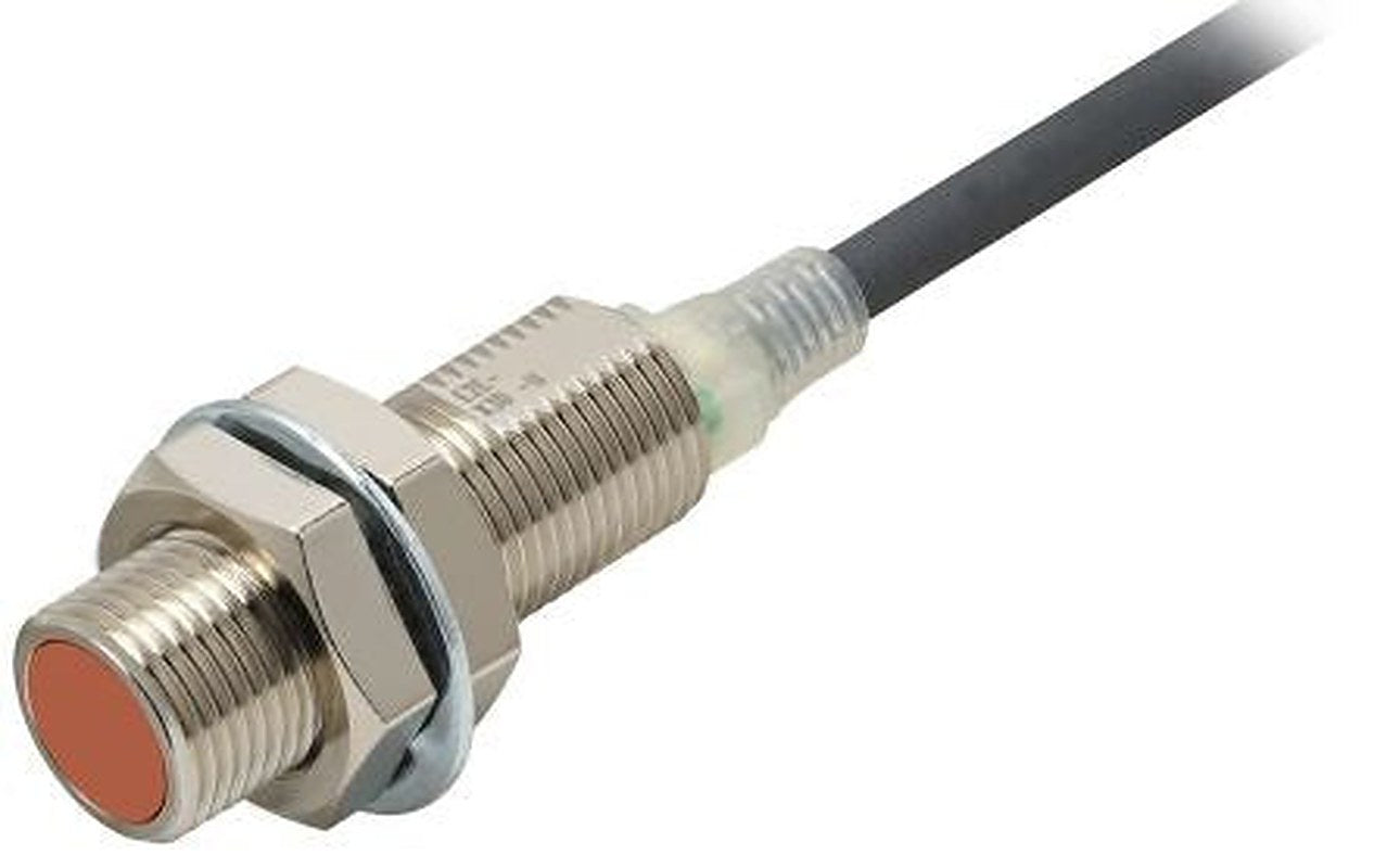 Omron E2E-X3D1-N 2M Barrel Proximity Sensor, M12 E2E 24V dc 3 mm 30 V 100mA