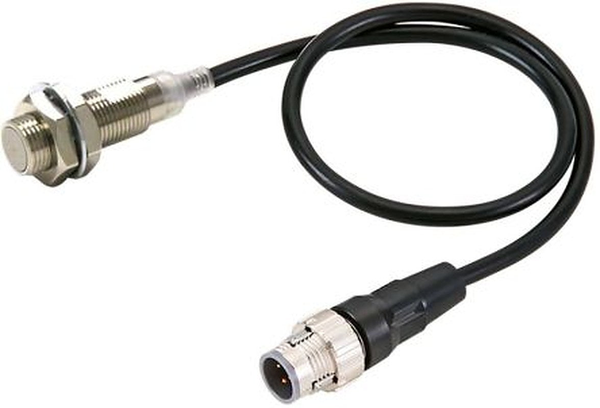 Omron E2E-X4B1T12-M1TJR 0.3M Threaded Barrel Inductive Proximity Sensor, M12 PNP E2E 30V dc 4 mm 30 V dc 200mA