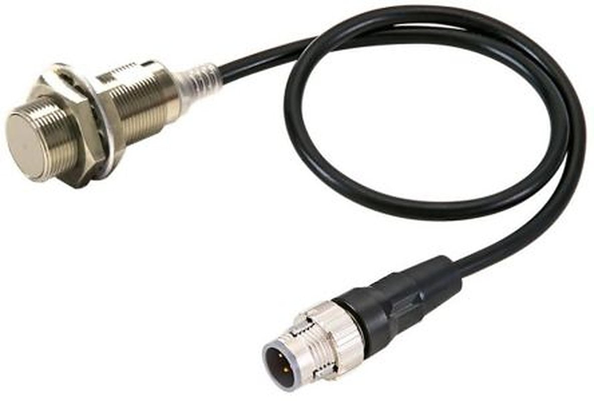 Omron E2E-X5D1-M1TGJ-T 0.3M Threaded Barrel Inductive Proximity Sensor, M18 2-Wire E2E 30V 5 mm 30 V dc 100mA, 3 mA