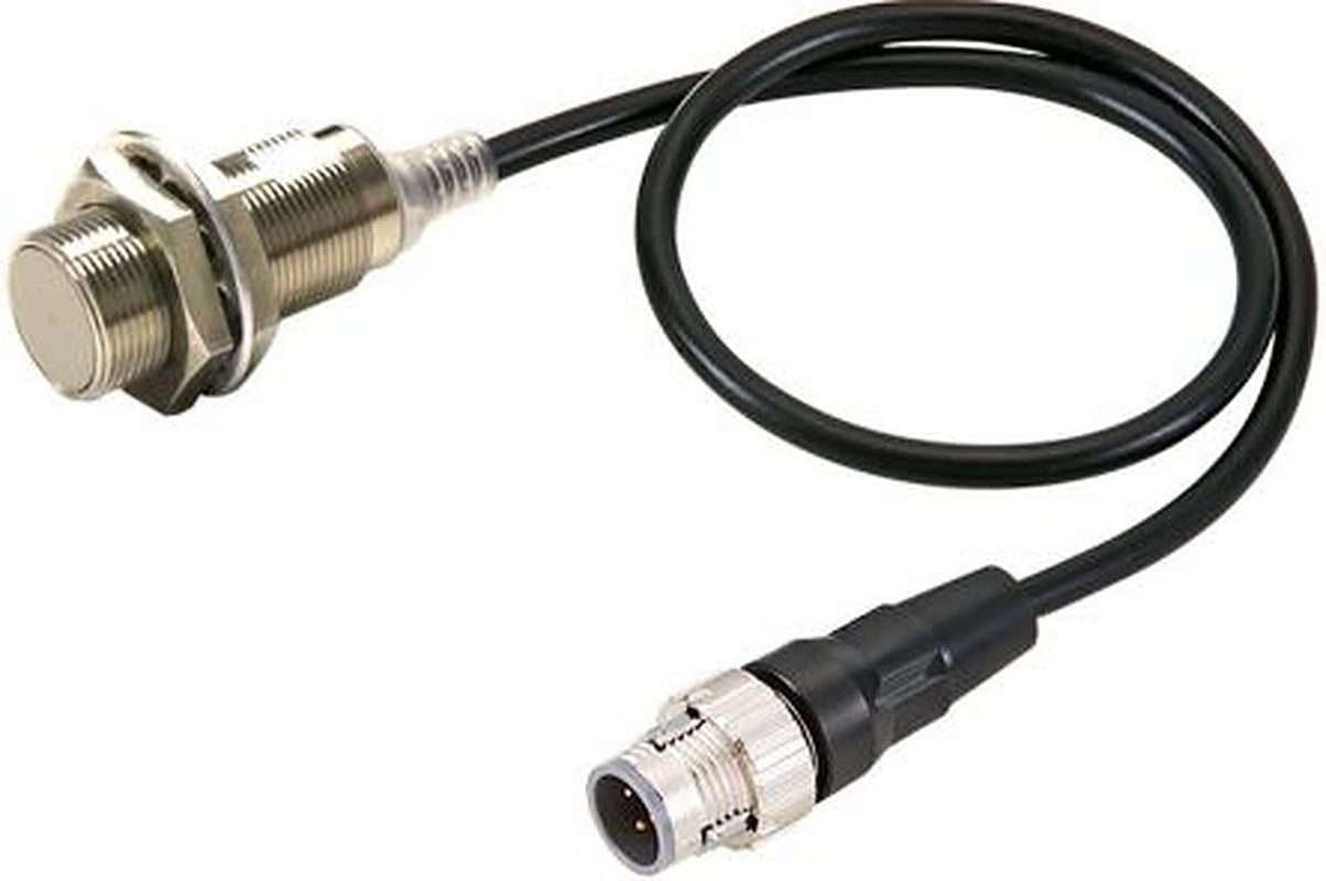 Omron E2E-X8B1T18-M1TJ 0.3M Threaded Barrel Inductive Proximity Sensor, M18 PNP E2EW 30V ac 8 mm 30 V dc 200mA