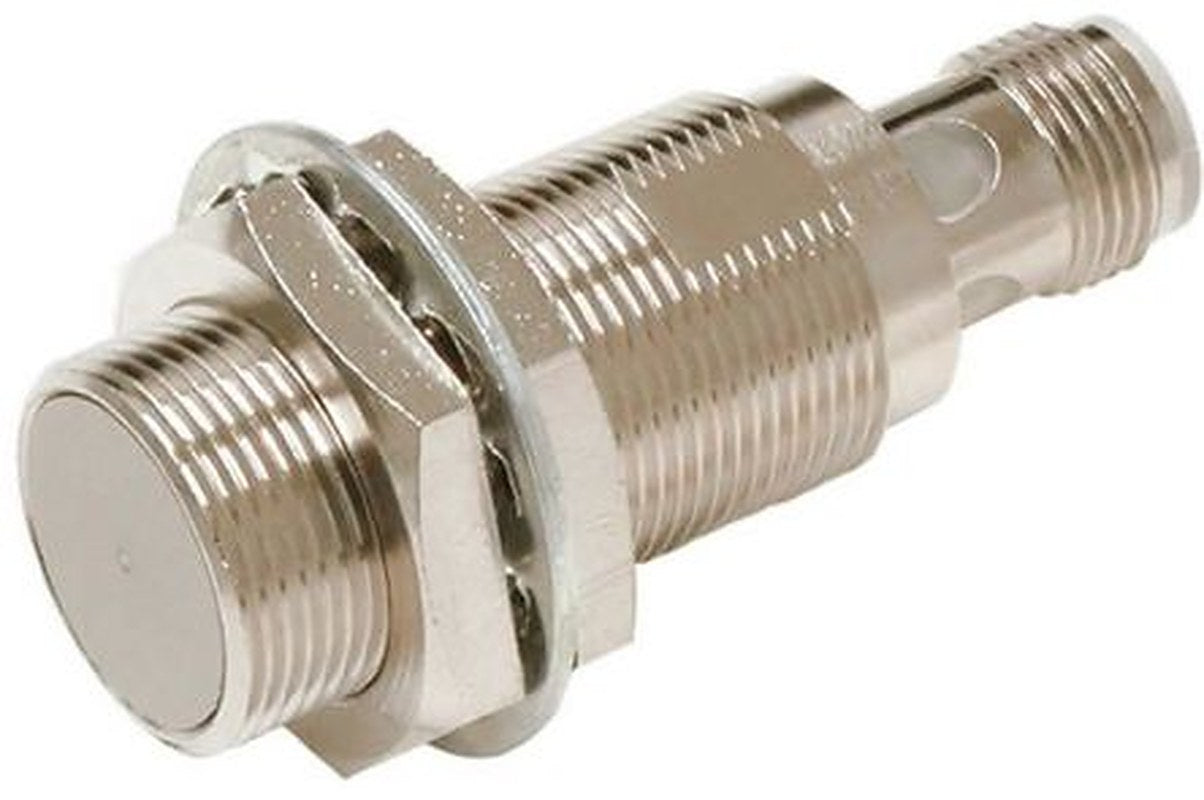 Omron E2E-X8C218-M1 Threaded Barrel Inductive Proximity Sensor, M18 NPN E2E 30V dc 8 mm 30 V dc 200mA
