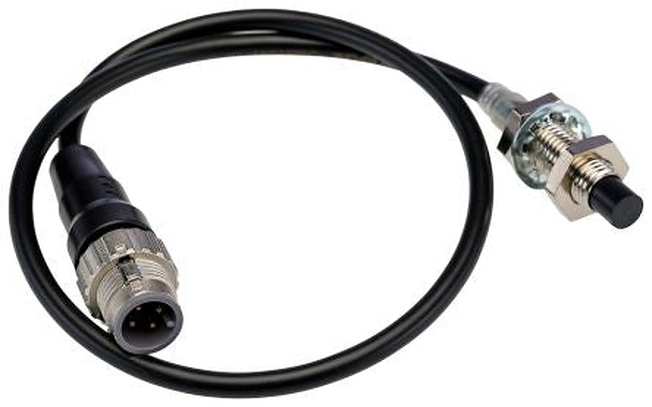 Omron E2E-X8MB1T8-M1TJ 0.3M Threaded Barrel Inductive Proximity Sensor, M8 PNP E2EW 30V 8 mm 30 V dc 50mA