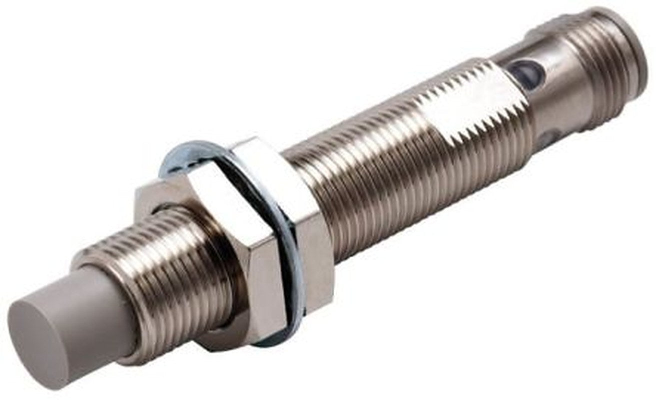 Omron E2E-X8MC1L12-M1 Threaded Barrel Inductive Proximity Sensor, M12 NPN E2E 30V dc 8 mm 30 V dc 200mA