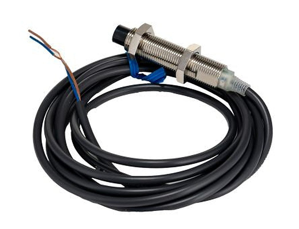 Omron E2E2-X5MY1 2M Threaded Barrel Inductive Proximity Sensor, M12 2-Wire E2, E2 40V ac 20 mm 264 V ac 40 V dc 200mA